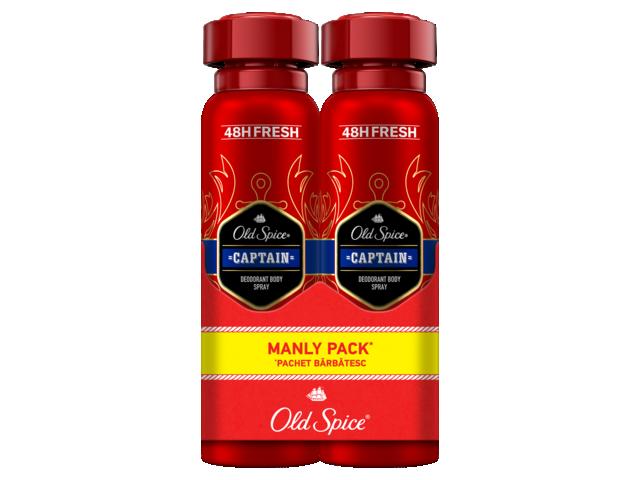 DEO SPR CAPTAIN 2X150ML OS