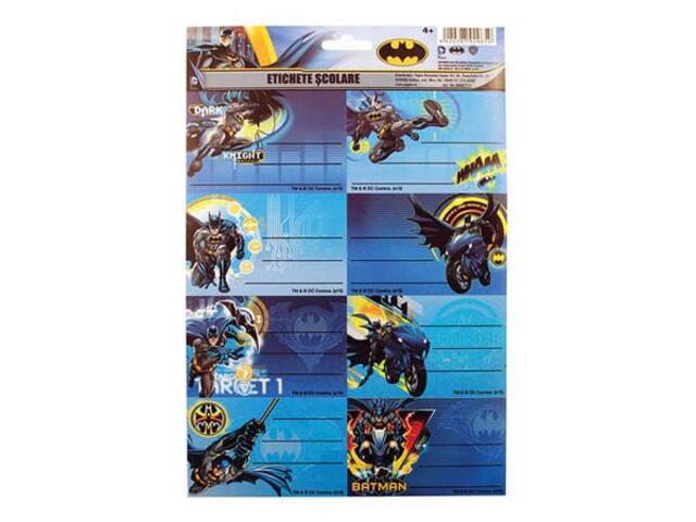 Etichete Scolare 40/Set Batman