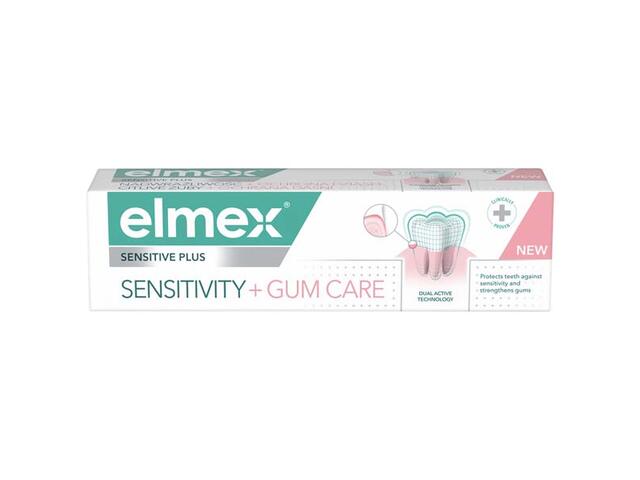 Pasta De Dinti Sensitive Plus Sensitivity+Gum, 75 Ml, Elmex