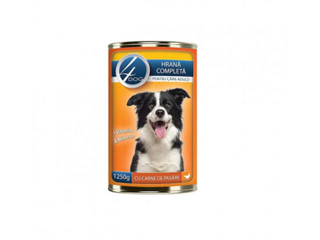 4DOG CONSERVA CARNE 1240GR PUI