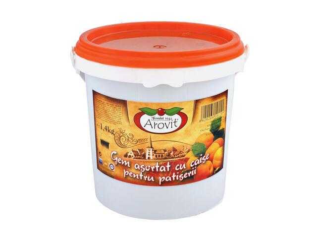 Gem asortat cu caise pentru patiserie 1.4kg Arovit