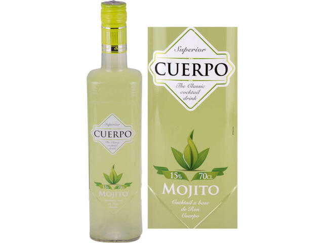 Cuerpo Mojito cocktail 15% alcool 0.75 l