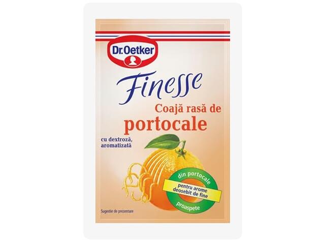 Dr Oetker finesse coaja rasa de portocala 3x6g