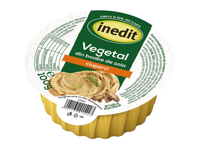 INEDIT Vegetal din boabe de Soia cu Ciuperci 100g