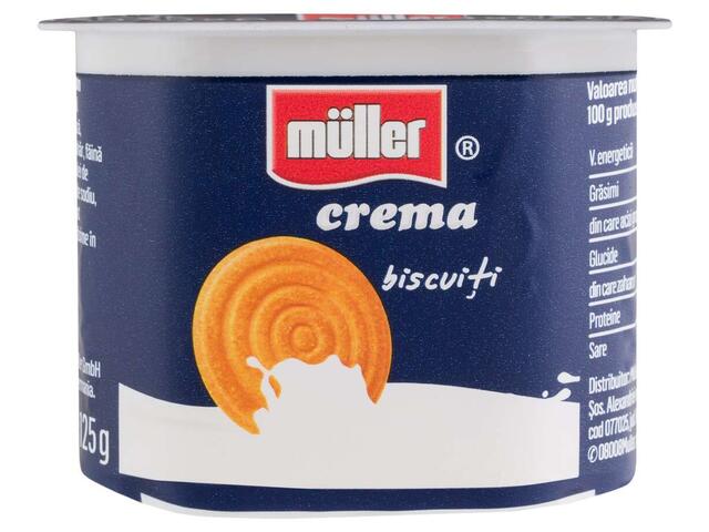 Muller crema iaurt cu biscuiti 125 g