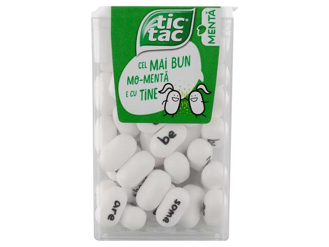 Tic Tac Drajeuri cu gust de menta 18 g