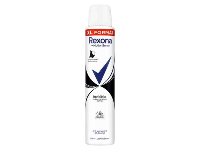 Rexona Deodorant Invisible Black&White 200Ml