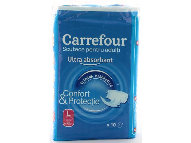 Scutece Pentru Adulti Confort & Protectie,Carrefour 10 Buc.