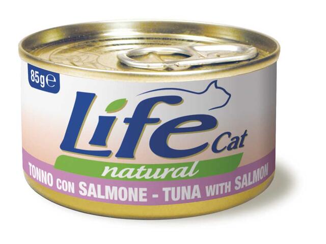 Conserva Life Pisici Adulte Ton Si Somon 85 G