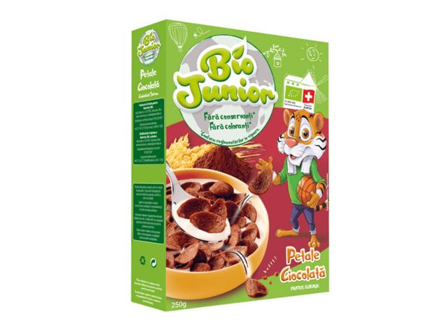 Cereale Bio Junior de ciocolata, 250 g