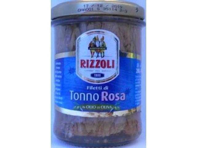 FILE DE TON ROSU IN ULEI MASLINE 200G RIZZOLI