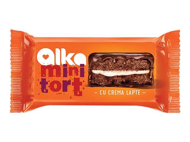 Mini tort cu crema de lapte Prajitura Casei 30 g