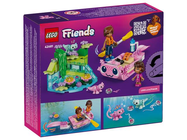 LEGO® Friends - Barca-axolotl pentru aventuri (42681)