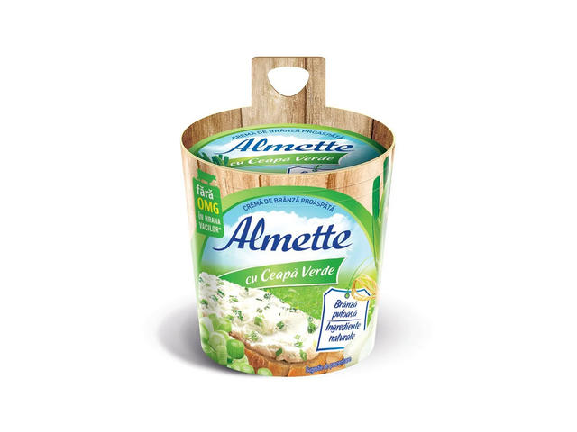 CREMA DE BRANZA PROASPATA CU CEAPA VERDE ALMETTE 150G