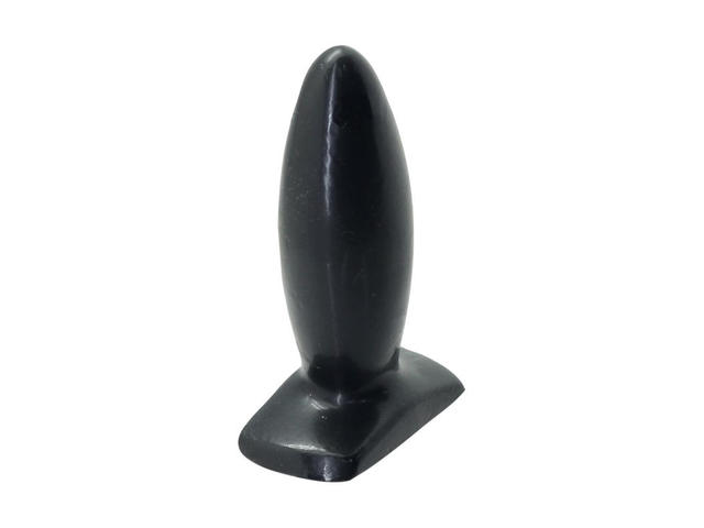 Dildo Anal Plug Negru, Erotica, S, 10,4 cm x 3 cm