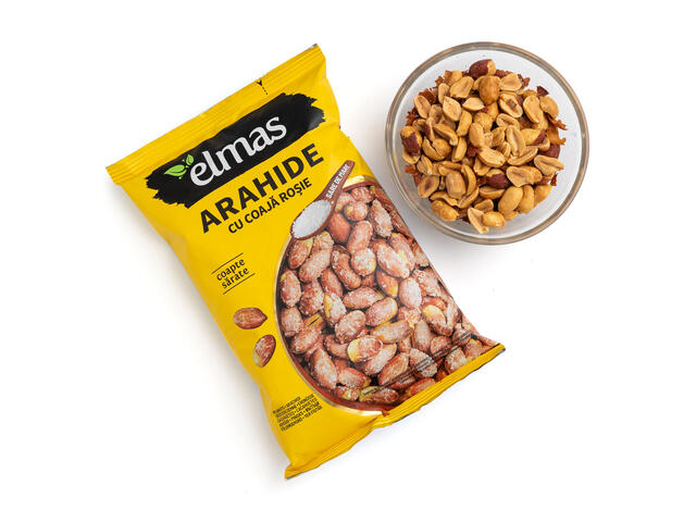 Arahide Cu Coaja Prajite & Sare 300G Elmas