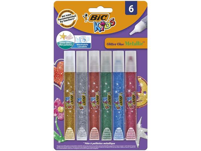 Adeziv Cu Sclipici Bic Kids Bl/6