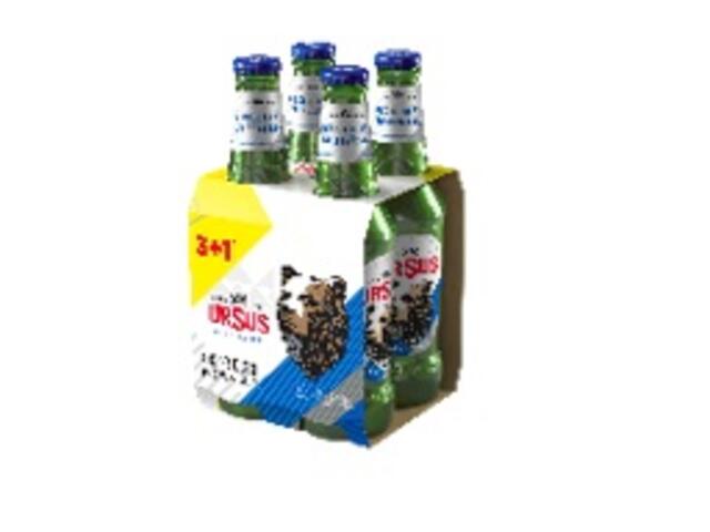 Ursus NA Sticla 0,33L 4Pack (3+1)