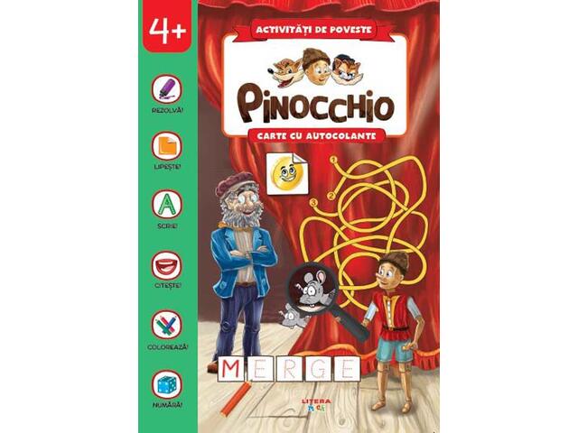 # Activitati De Poveste. Pinocchio. Carte Cu Autocolante