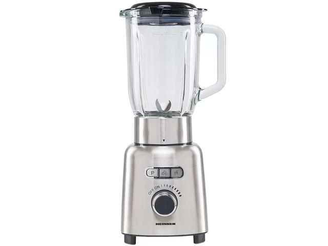 Blender de masa Heinner Bette Noir HBL-D1400SS, 1.7 litri, 1400 W, Negru / Argintiu