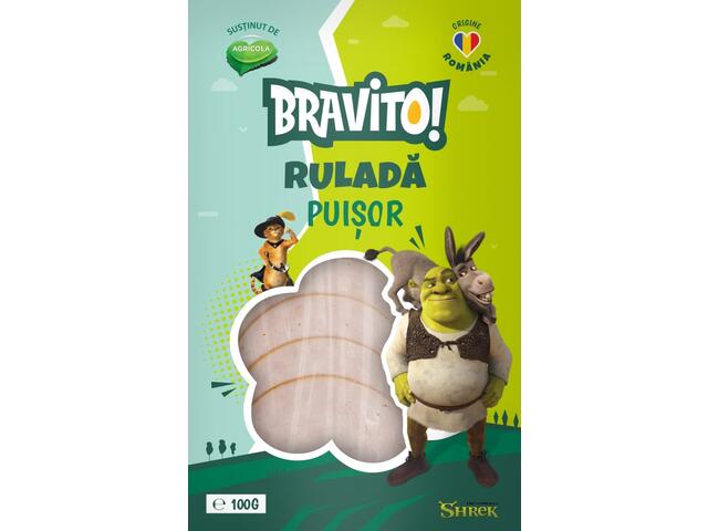 Rulada Puisor feliata 100g Bravito