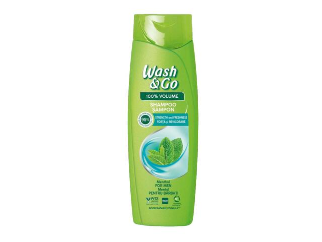 Sampon pentru barbati Wash & Go, 360 ML