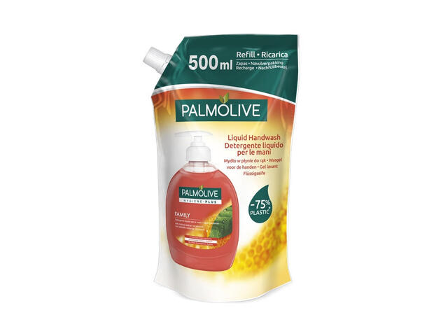 Rezerva de sapun lichid pentru maini Palmolive Hygiene Plus, 500ml