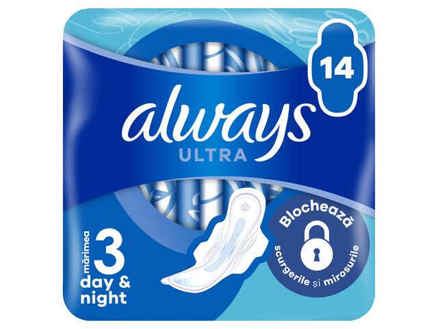 Pachet Duo absorbante Always Ultra Night Micro Touch 14buc