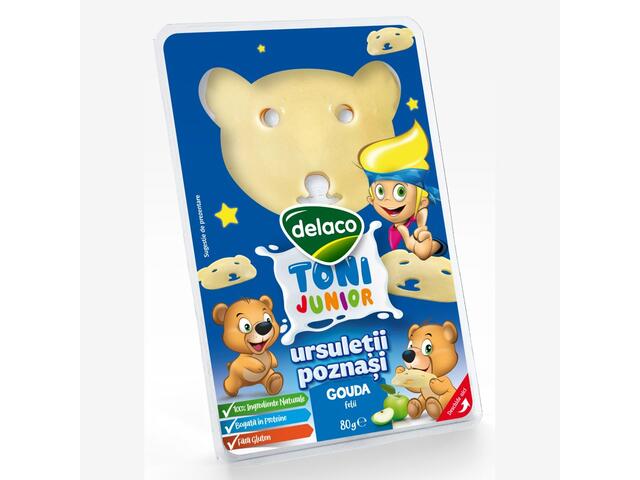 Branza Gouda Delaco Junior 80g