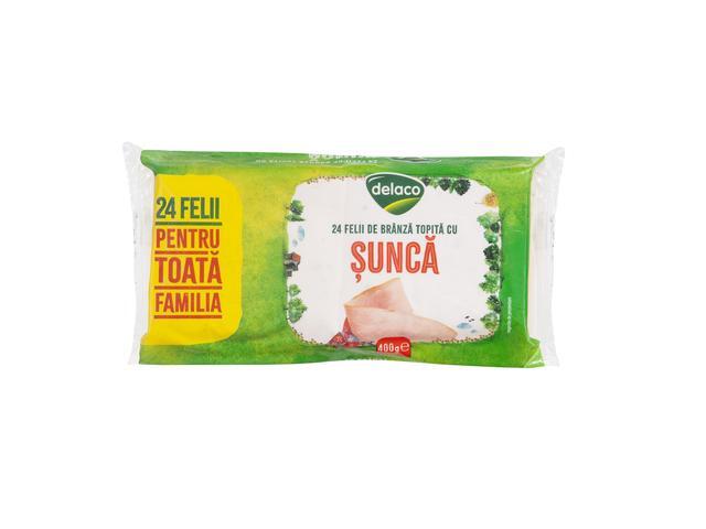 Branza Topita Felii Sunca Delaco 400G
