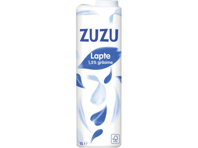 ZUZU LAPTE SEMIDEGRESAT 1.5% 1L