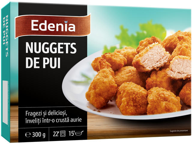 EDENIA NUGGETS PIEPT PUI 300GR