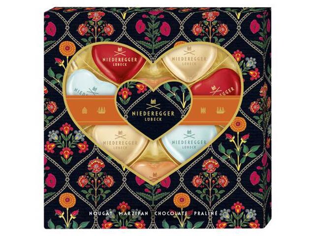 Praline Ciocolata Amaruie Inimi 125G Niederger