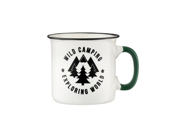 Cana cu model Wild Camping Adventure Ambition, portelan, 510 ml, Multicolor