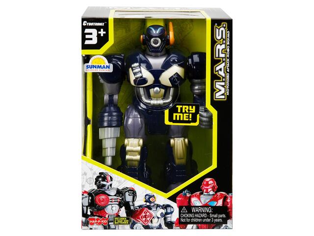 Robot cu functii, Happy Kid, M.A.R.S. 17 cm, Albastru