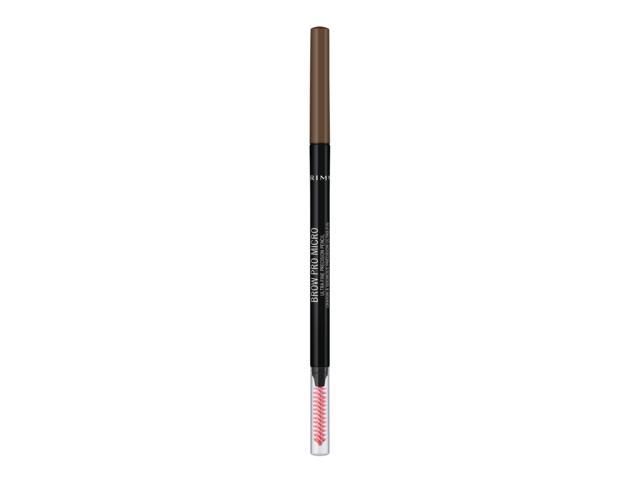 Creion pentru sprancene Rimmel London Brow Pro Microdefiner  - 002 Soft Brown, 0,09 g