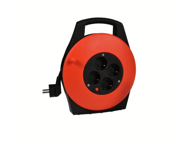 Prelungitor cu tambur Strohm, 4 prize, 10 m