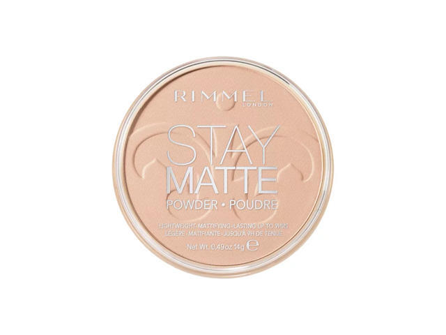 Pudra compacta Rimmel London Stay Matte 003 Peach Glow, 14 g