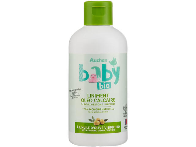 Lotiune hidratanta Auchan Baby Bio, cu ulei de masline, 200 ml