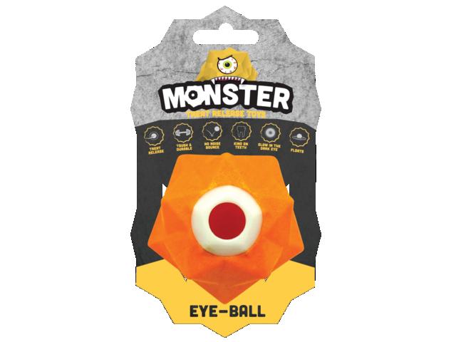 Jucarie pentru caini Monster Snackball orange