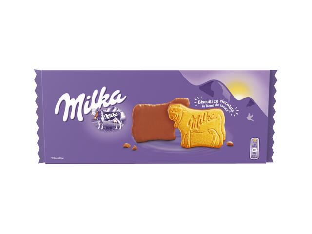 Milka Biscuiti cu ciocolata in forma de vacuta 120g