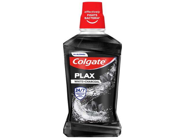 Apa De Gura Colgate Plax White & Charcoal 500 Ml