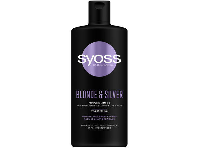 Sampon Par Blond, Argintiu Sau Cu Suvite, Syoss Blonde & Silver 440ML