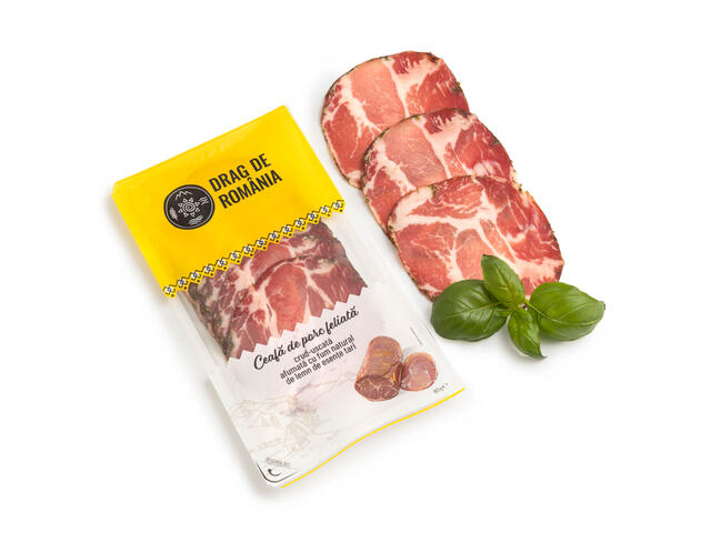 Ceafa Porc Crud Uscata 80G Drag De Romania