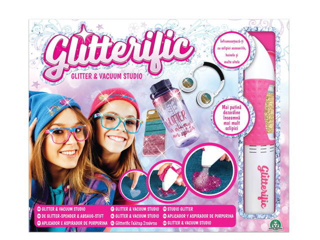 Set de aplicare si aspirare sclipici Glitterific