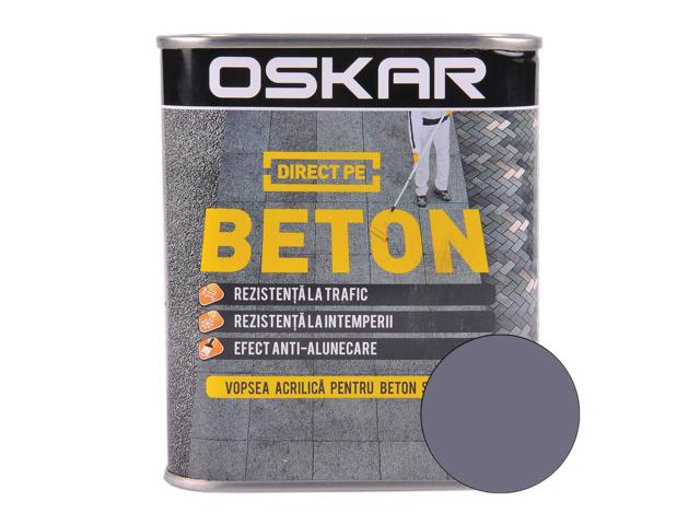 Email Oskar Direct pe beton, gri antracit, interior/exterior, 0,75 l