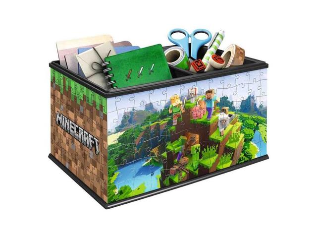 Puzzle 3D Cutie Depozitare Minecraft, 216 piese