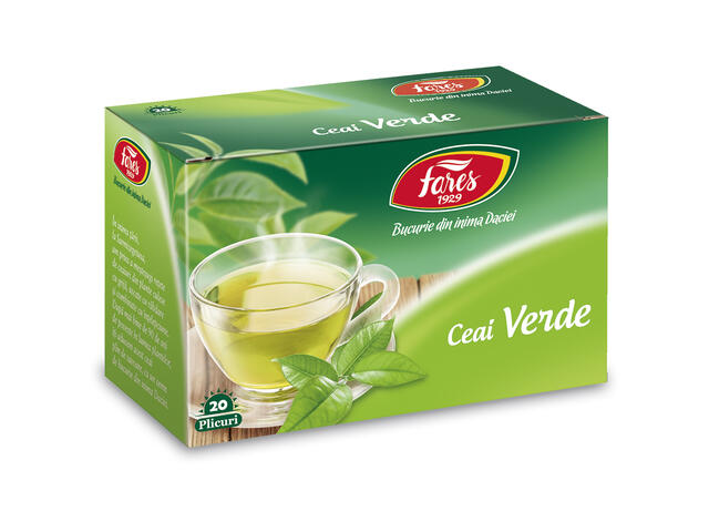 Ceai Verde Fares 20 pliculete, 40g