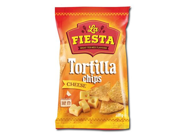 Chips Tortilla Ardei Branza La Fiesta 200 G