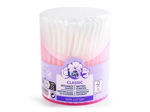 Betisoare de urechi Carrefour 160 bucati